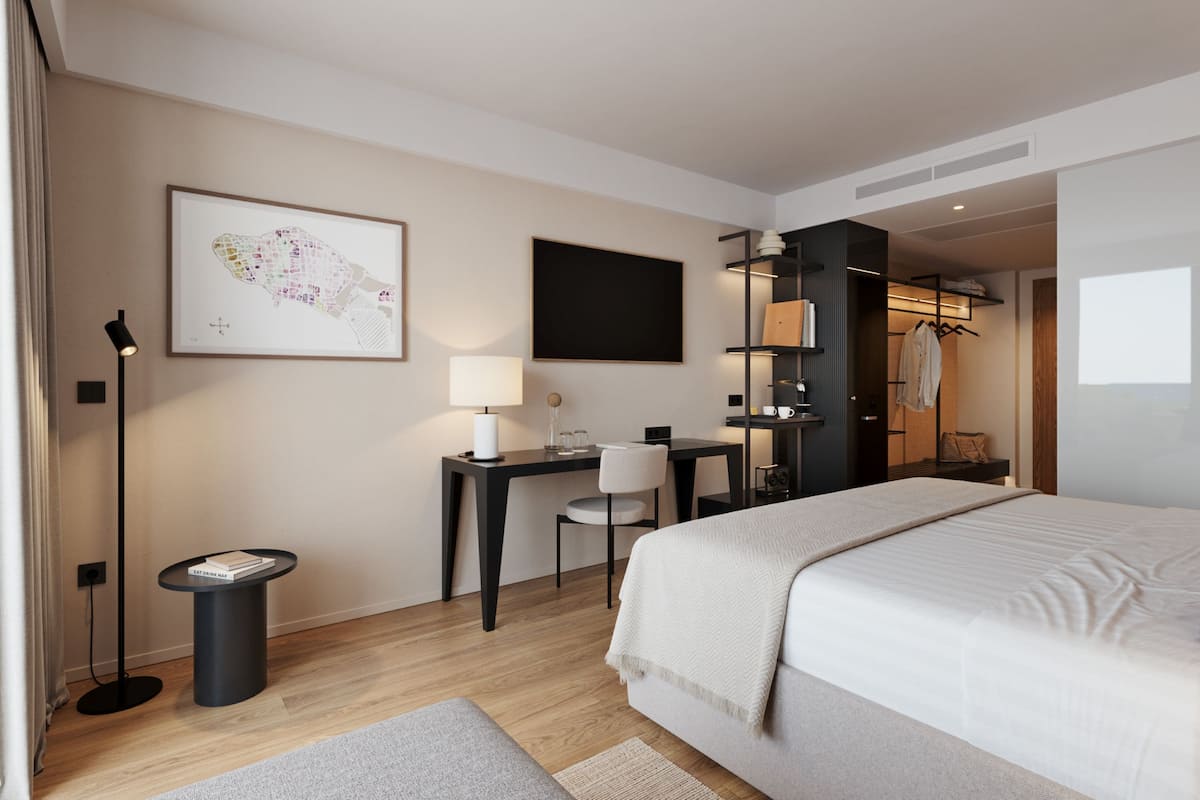 2 phòng ngủ, minibar, két bảo mật tại phòng, bàn 