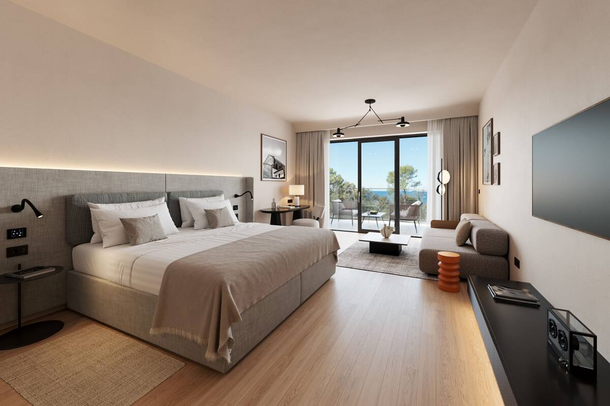 2 bedrooms, minibar, in-room safe, desk