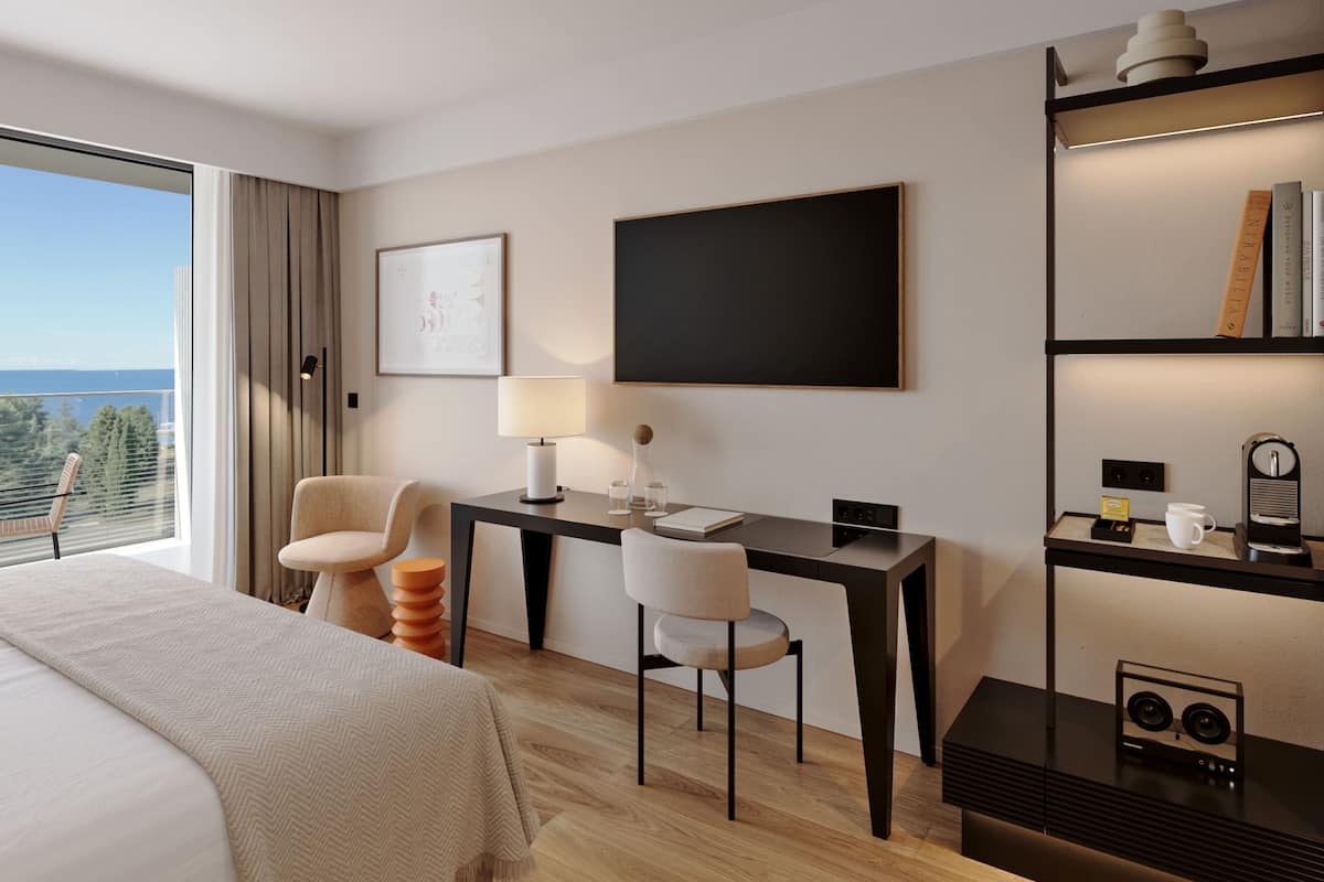 Phòng phong cách cổ điển | 2 phòng ngủ, minibar, két bảo mật tại phòng, bàn 