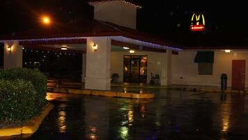 Front of property – evening/night