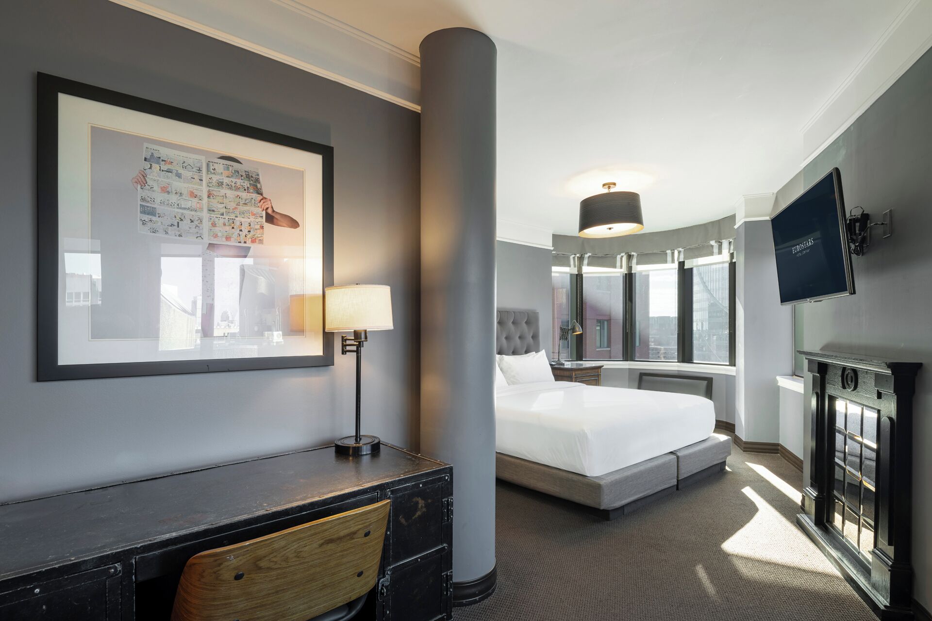 premium bedding, in-room safe, individually decorated, desk