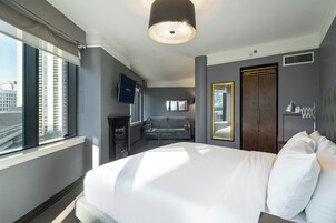 Premium bedding, in-room safe, individually decorated, desk