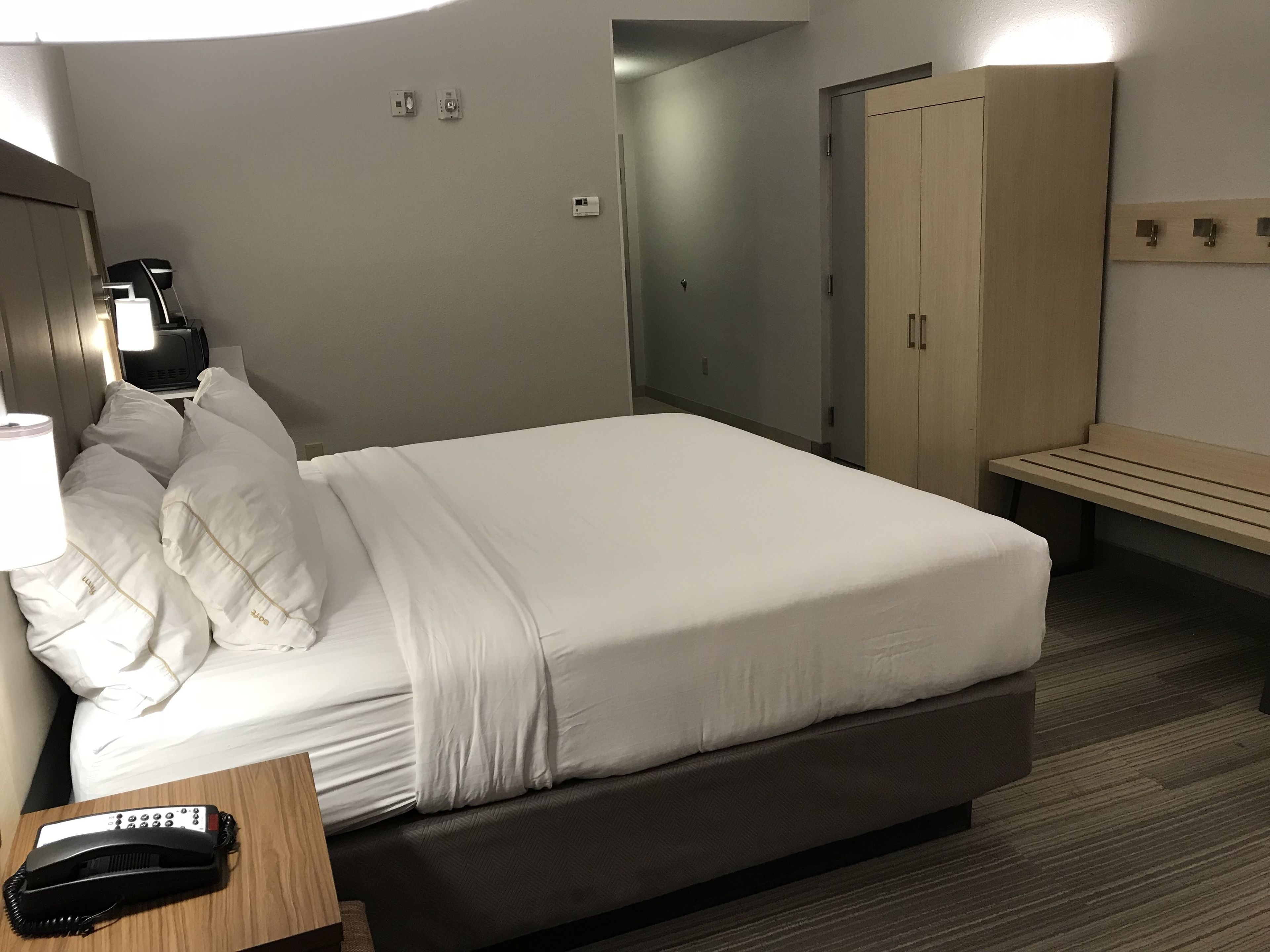 Standard Room, 1 King Bed, Accessible (Roll-In Shower) | In-room safe, desk, blackout curtains, iron/ironing board
