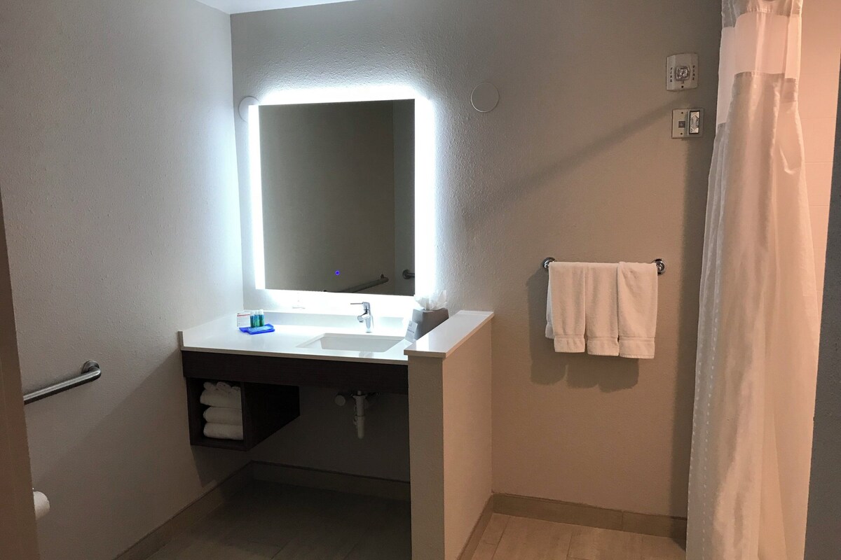 In-room safe, desk, blackout curtains, iron/ironing board