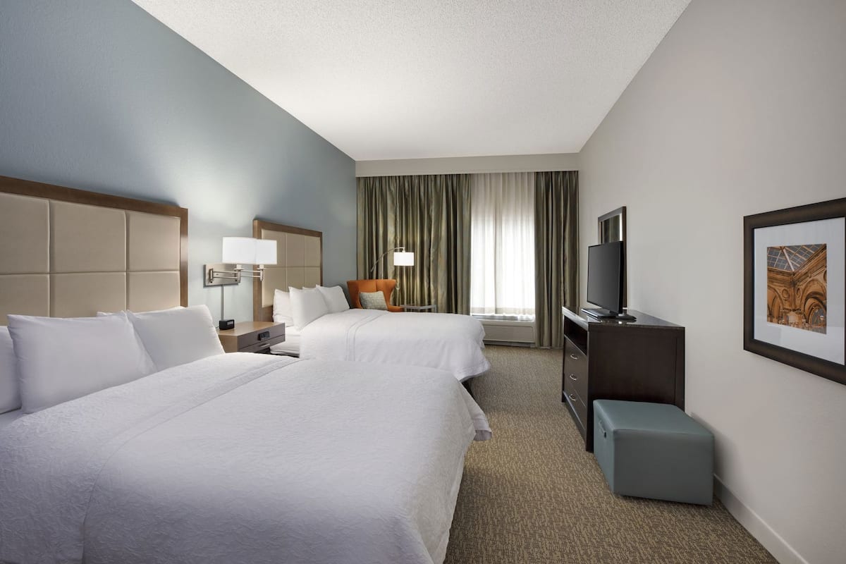 Premium bedding, blackout curtains, iron/ironing board, free WiFi