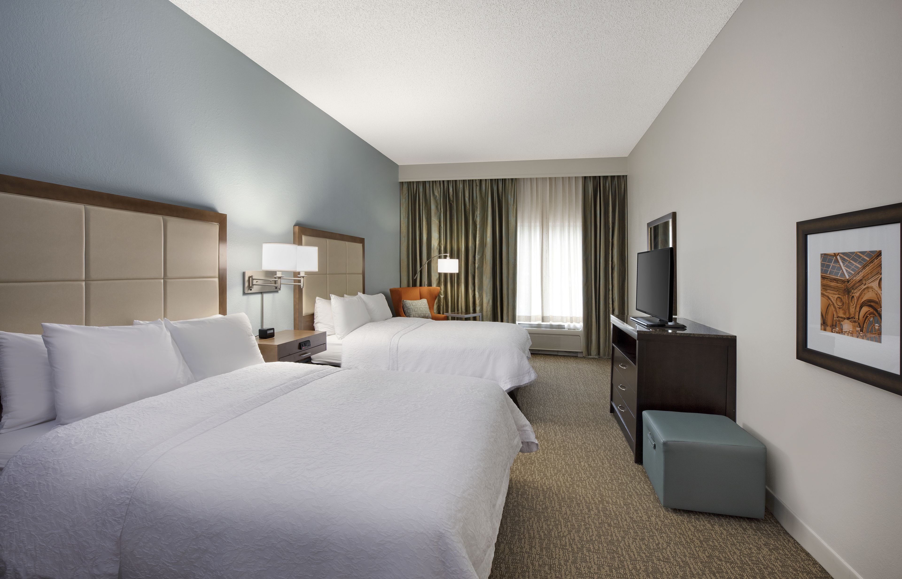 premium bedding, blackout curtains, iron/ironing board, free wifi