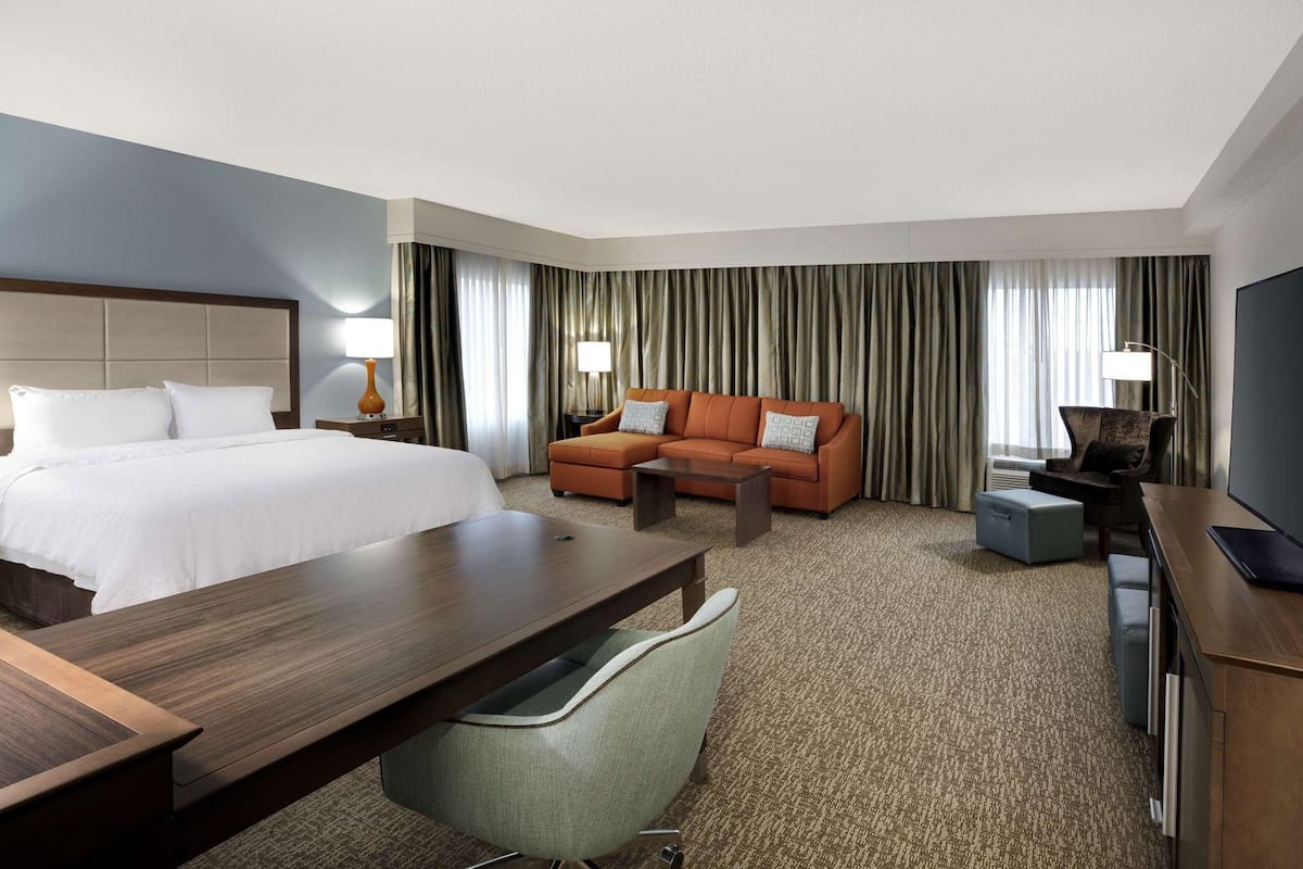 Premium bedding, blackout curtains, iron/ironing board, free WiFi