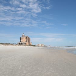 On the beach
