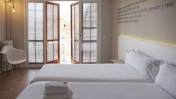 Down comforters, memory foam beds, free WiFi