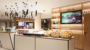Daily buffet breakfast for a fee