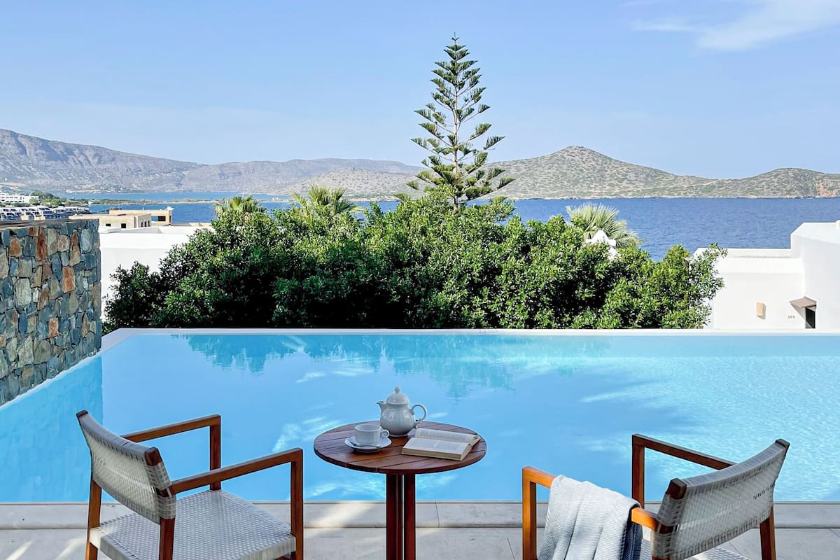 Mythica Bungalow with Private Pool, Sea View | 1 bedroom, minibar, in-room safe, desk