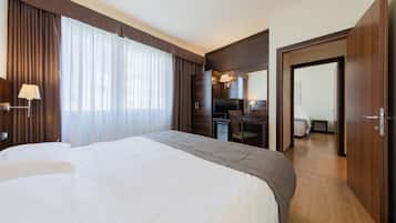 1 camera, biancheria da letto ipoallergenica, copriletto in piuma