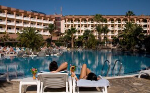 2 outdoor pools, pool umbrellas, sun loungers