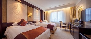 Free minibar items, in-room safe, desk, soundproofing