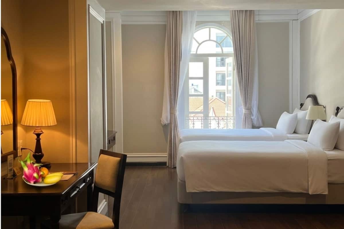 Tvåbäddsrum Deluxe | 1 sovrum, sängtillbehör av högsta kvalitet och minibar