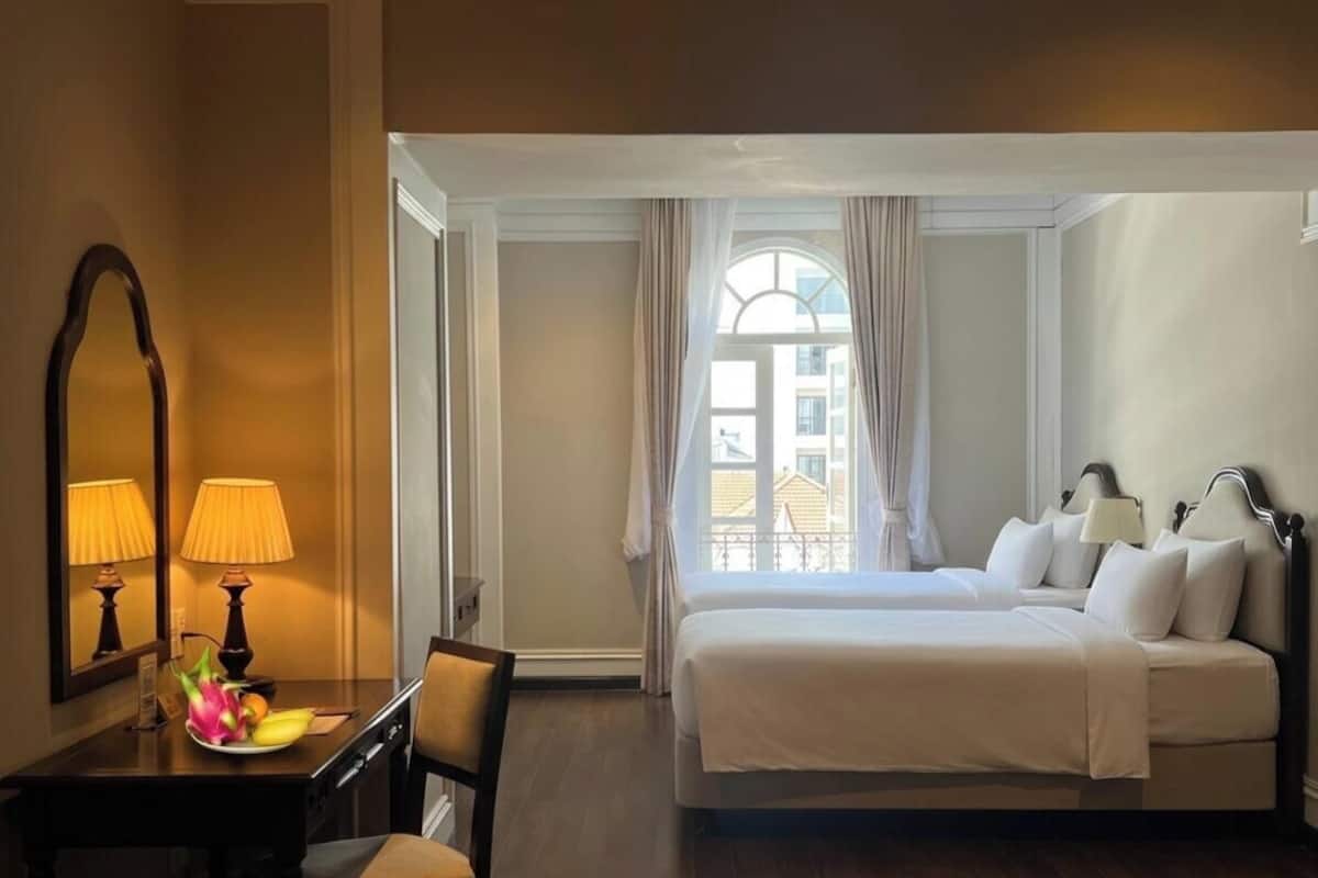 Phòng 2 giường đơn Deluxe | 1 phòng ngủ, bộ đồ giường cao cấp, minibar, két bảo mật tại phòng