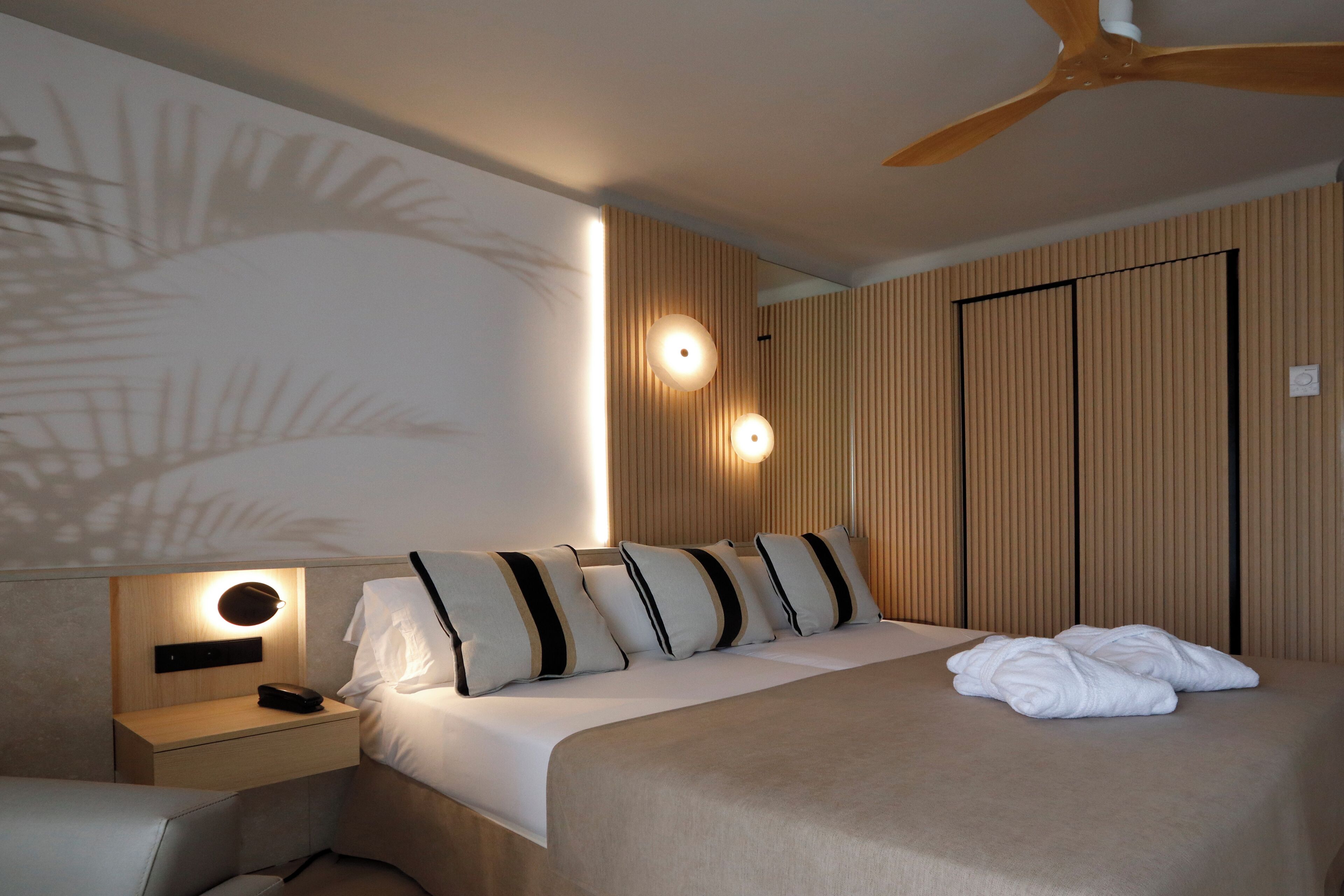 Minibar, desk, blackout curtains, soundproofing