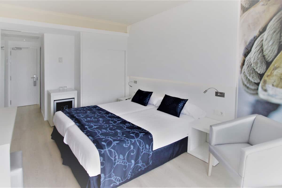 desk, blackout curtains, soundproofing, iron/ironing board