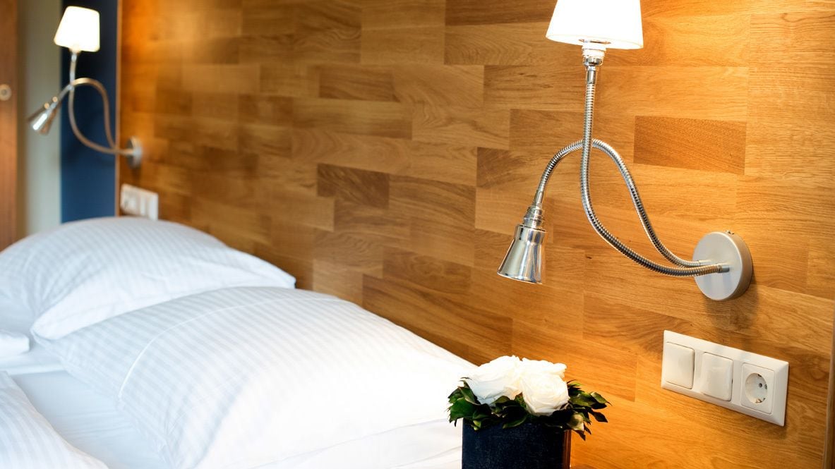 Habitación superior | Escritorio, espacio para trabajar con laptop y insonorización 