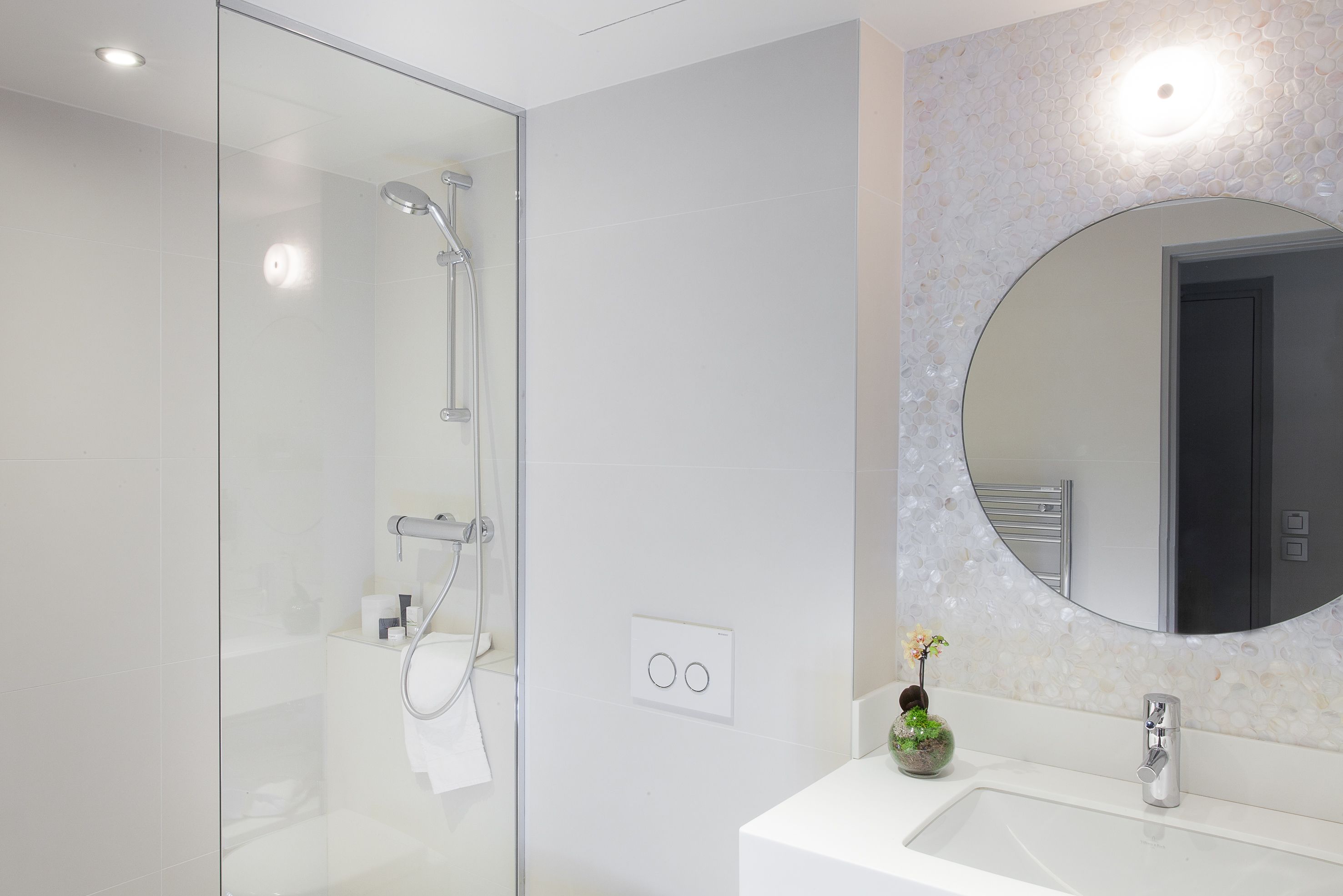 free toiletries, hair dryer, bathrobes, slippers