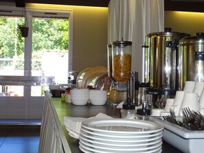 Daily buffet breakfast (EUR 15 per person)