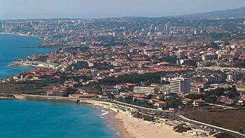 Uitzicht op strand/zee