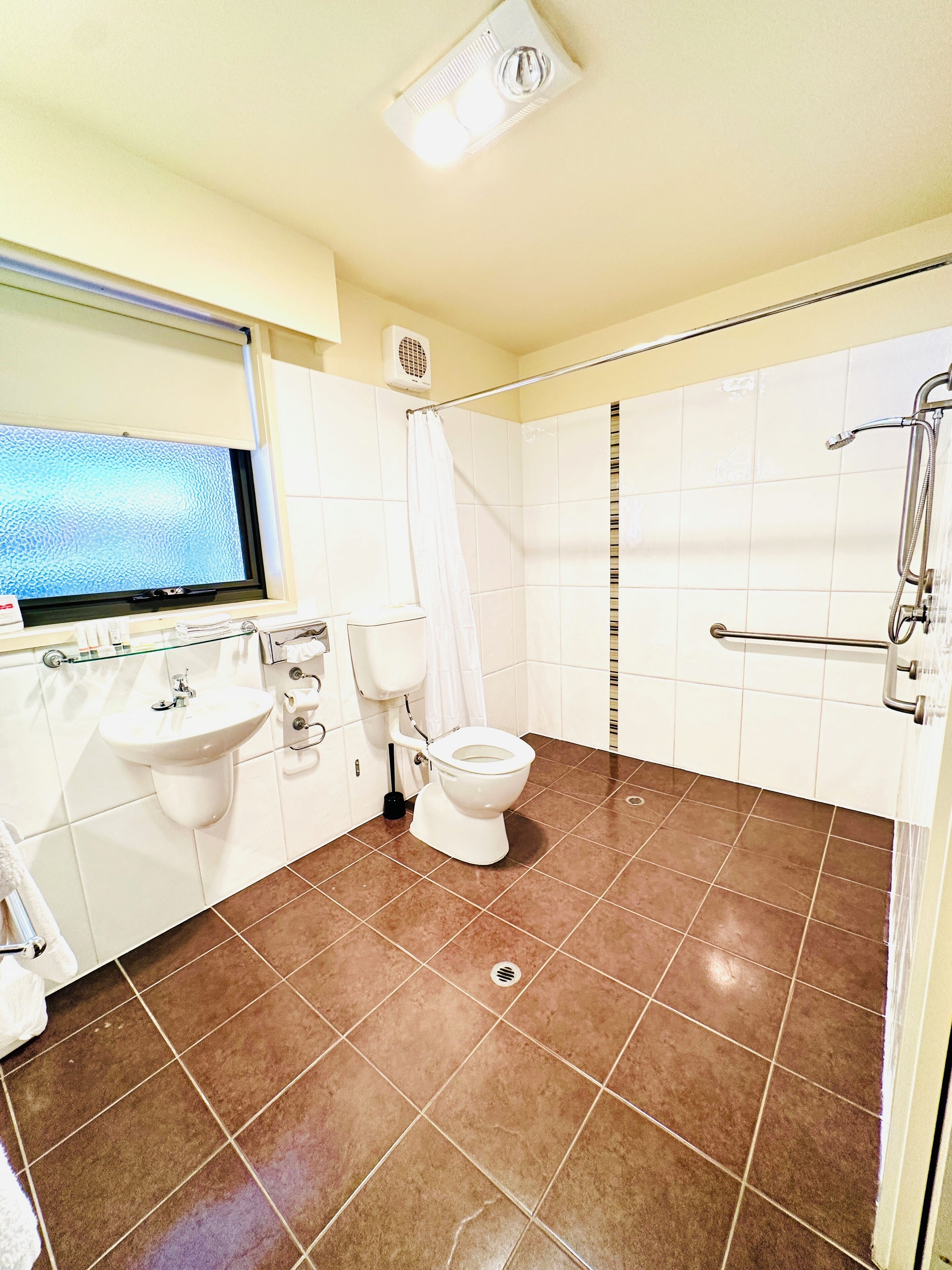 room, 1 queen bed with sofa bed, accessible, non smoking | bathroom | hair dryer, towels