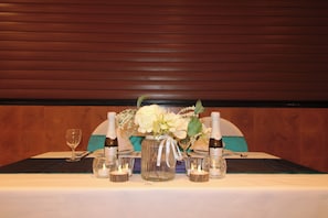 Mariage en salle