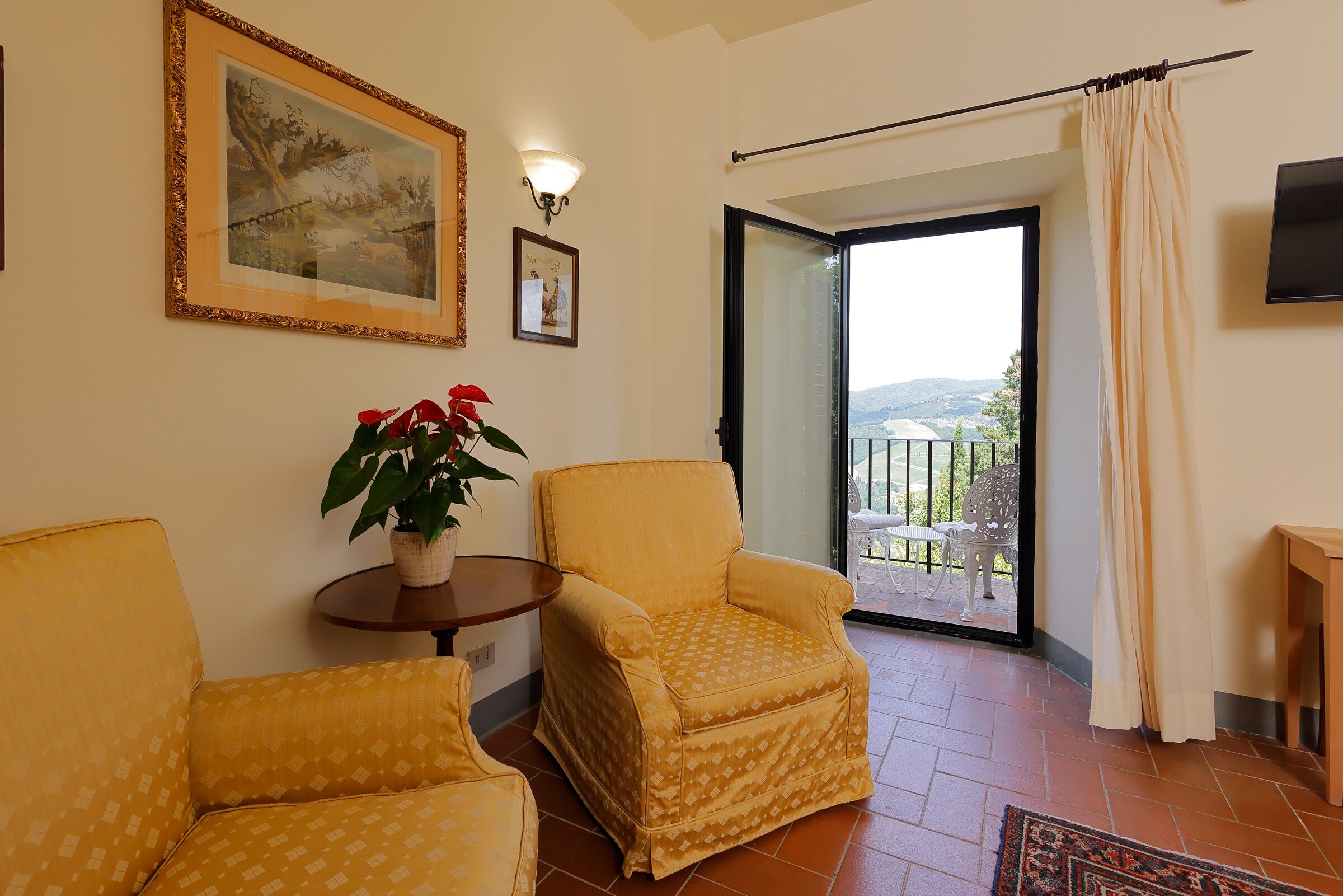 belvedere junior suite with small balcony, valley view | 1 bedroom, premium bedding, down duvets, minibar