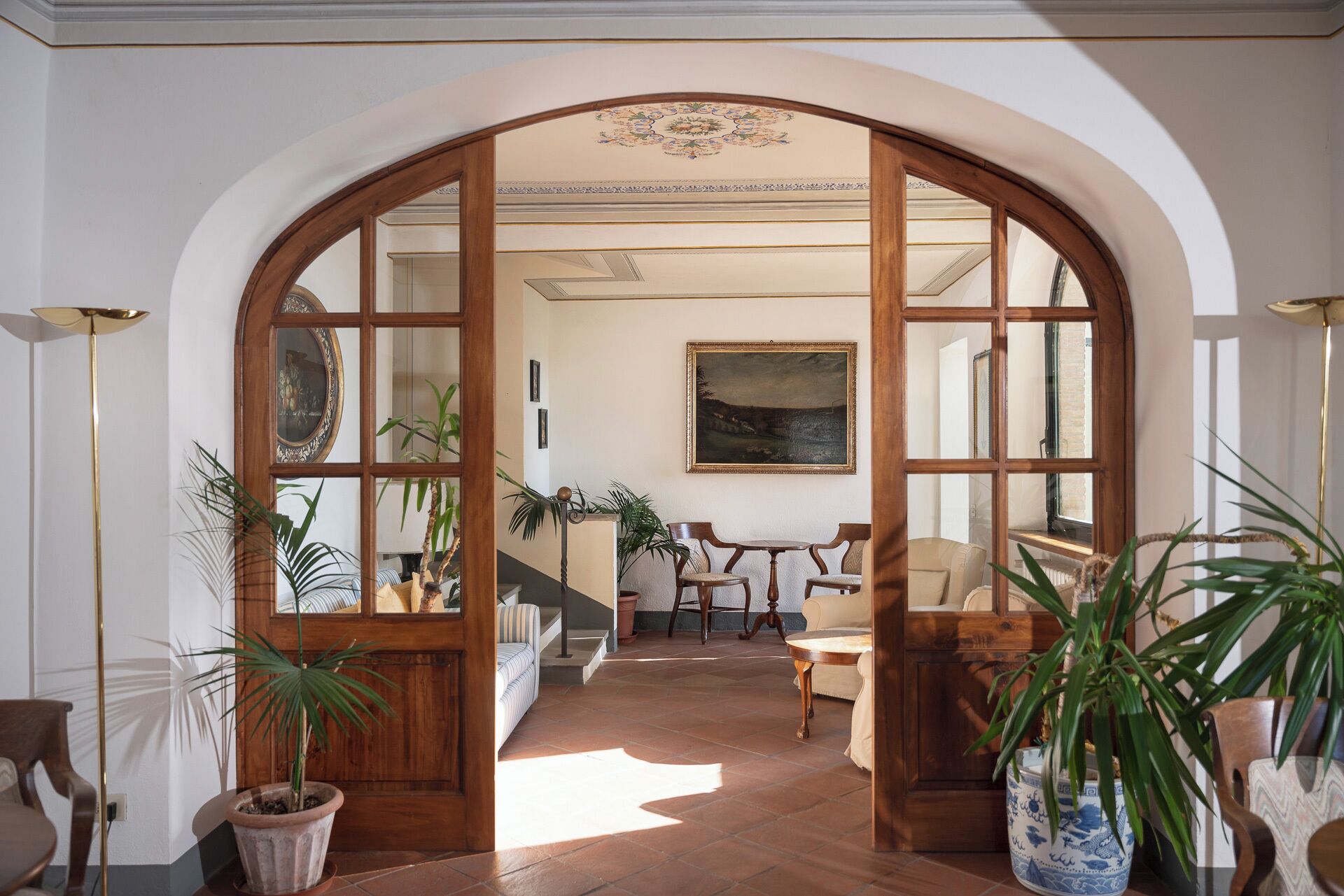 Sala de estar en el lobby