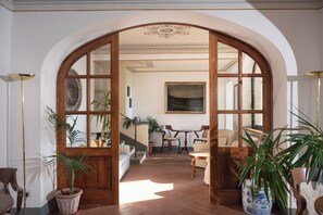 Sitteområde i lobbyen