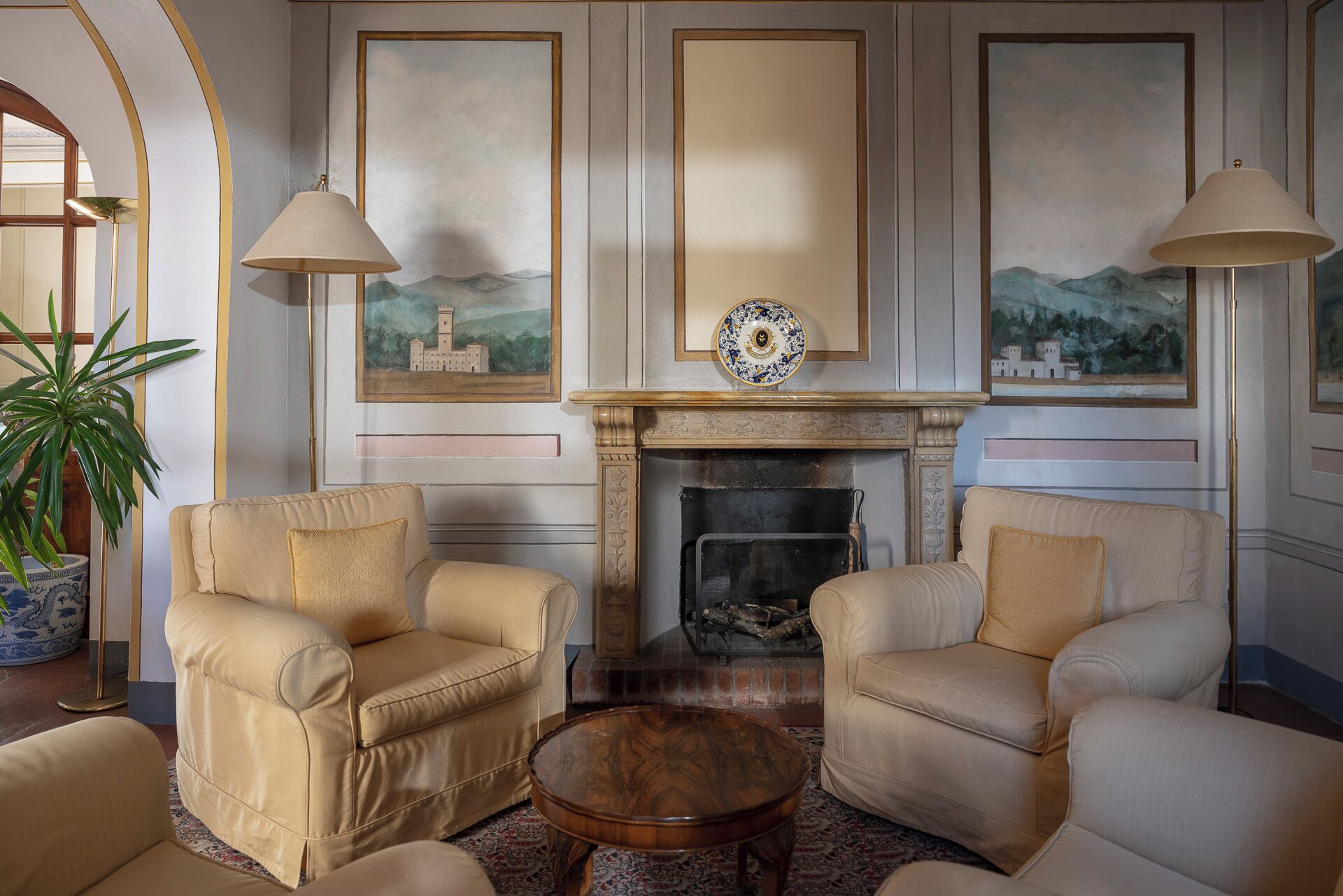 Lobby sitting area
