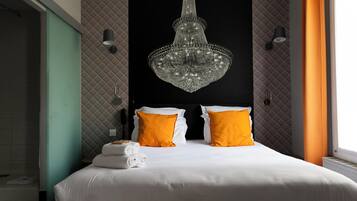 1 chambre, literie hypoallergénique, minibar