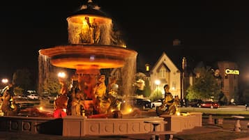 Front of property – evening/night