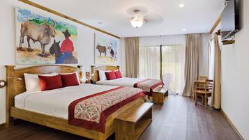 Superior Suite, Mountain View | 1 bedroom, hypo-allergenic bedding, in-room safe, individually decorated