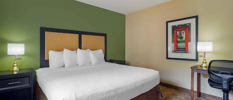 Desk, iron/ironing board, free WiFi, bed sheets