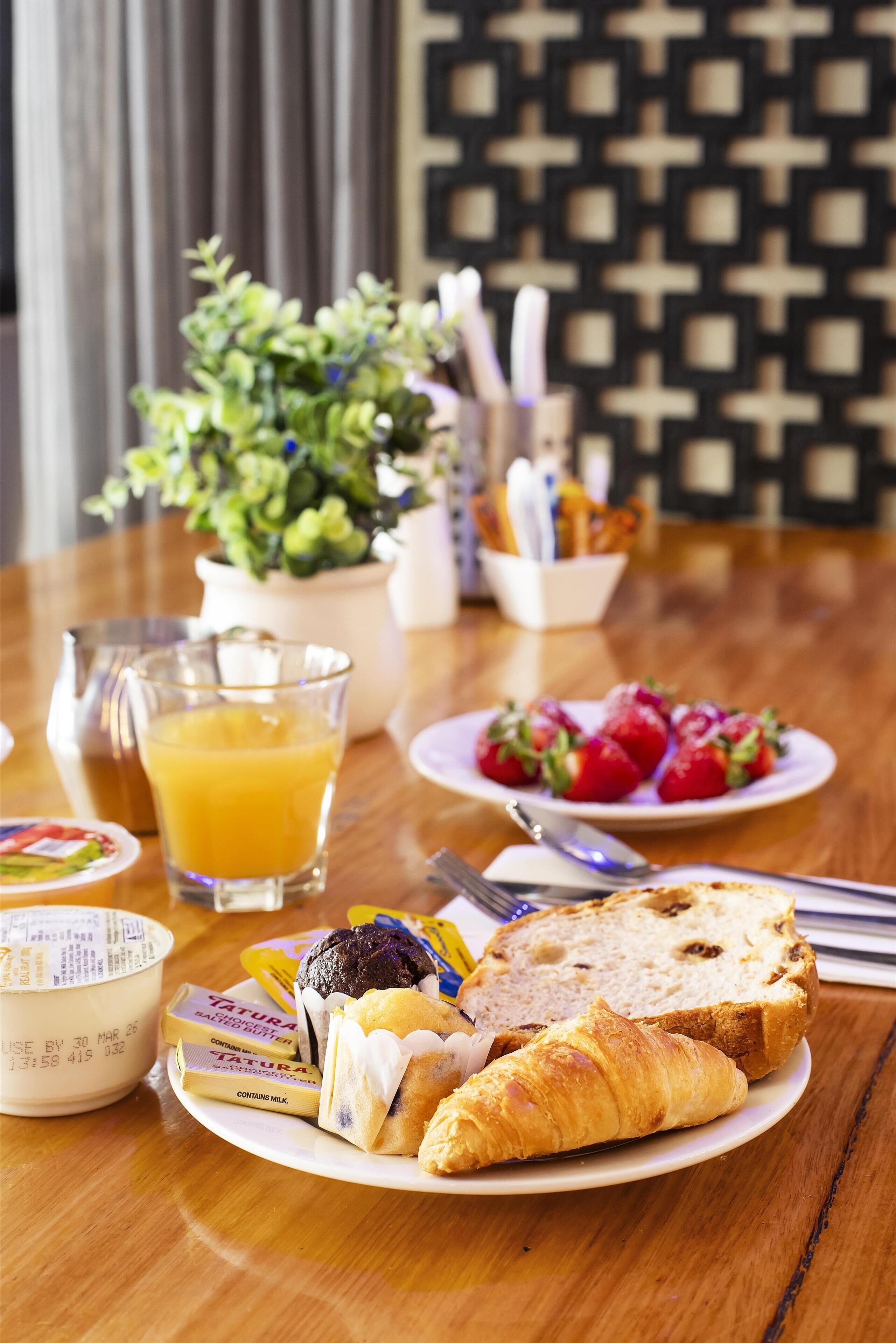 Desayuno completo todos los días (con cargo)