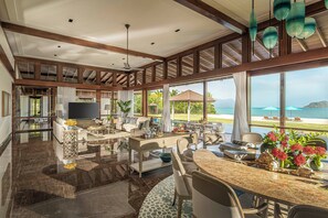 Villa, 3 Bedrooms, Pool Access (Imperial Beach) | Living area | 42-inch flat-screen TV with satellite channels, TV, DVD player