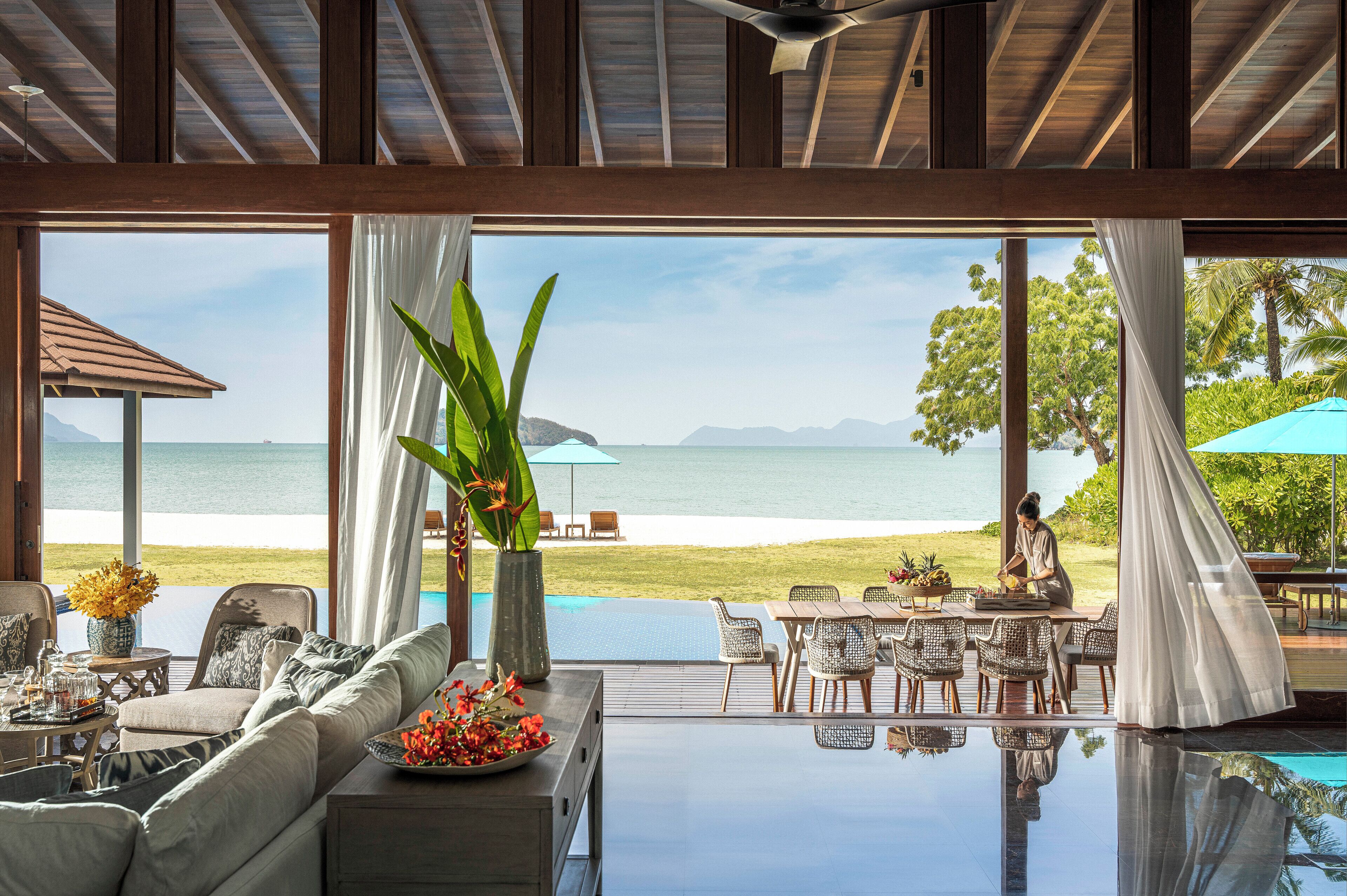 Imperial Three Bedroom Beach Villa with Pool | Terrace/patio