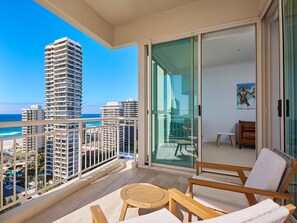 Appartement Supérieur, 1 chambre, vue océan | Balcon