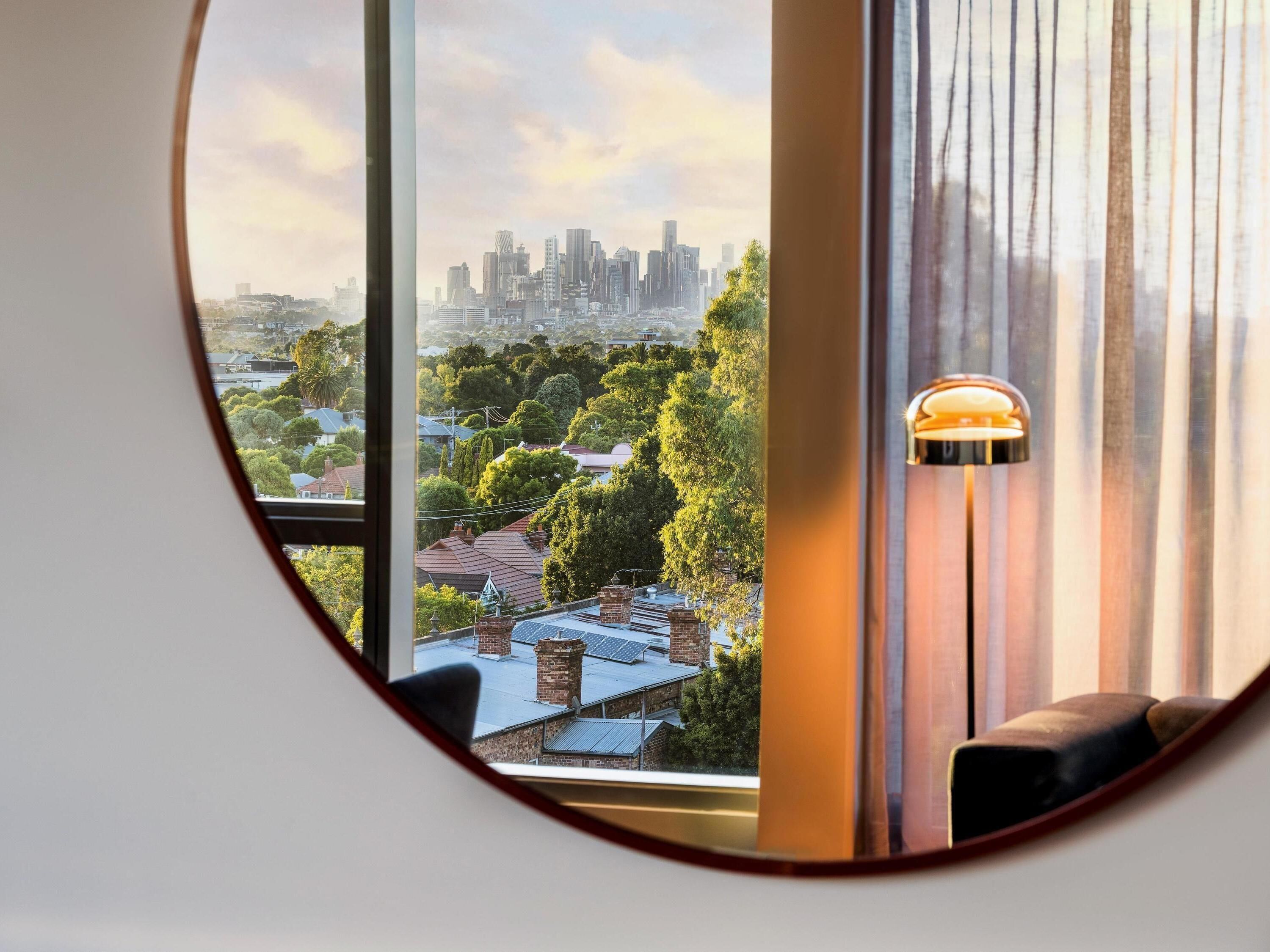 In-room safe, desk, laptop workspace, soundproofing