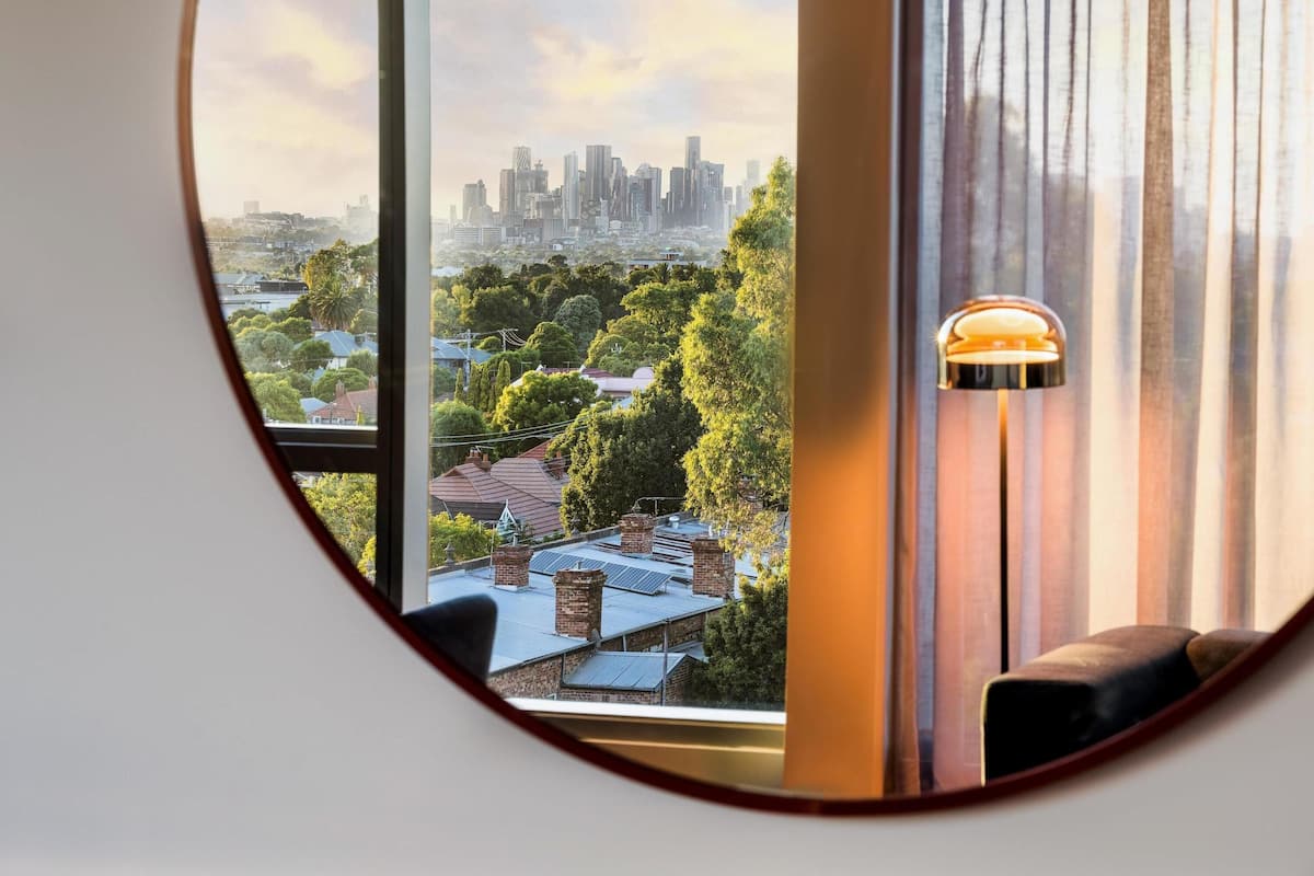 In-room safe, desk, laptop workspace, soundproofing