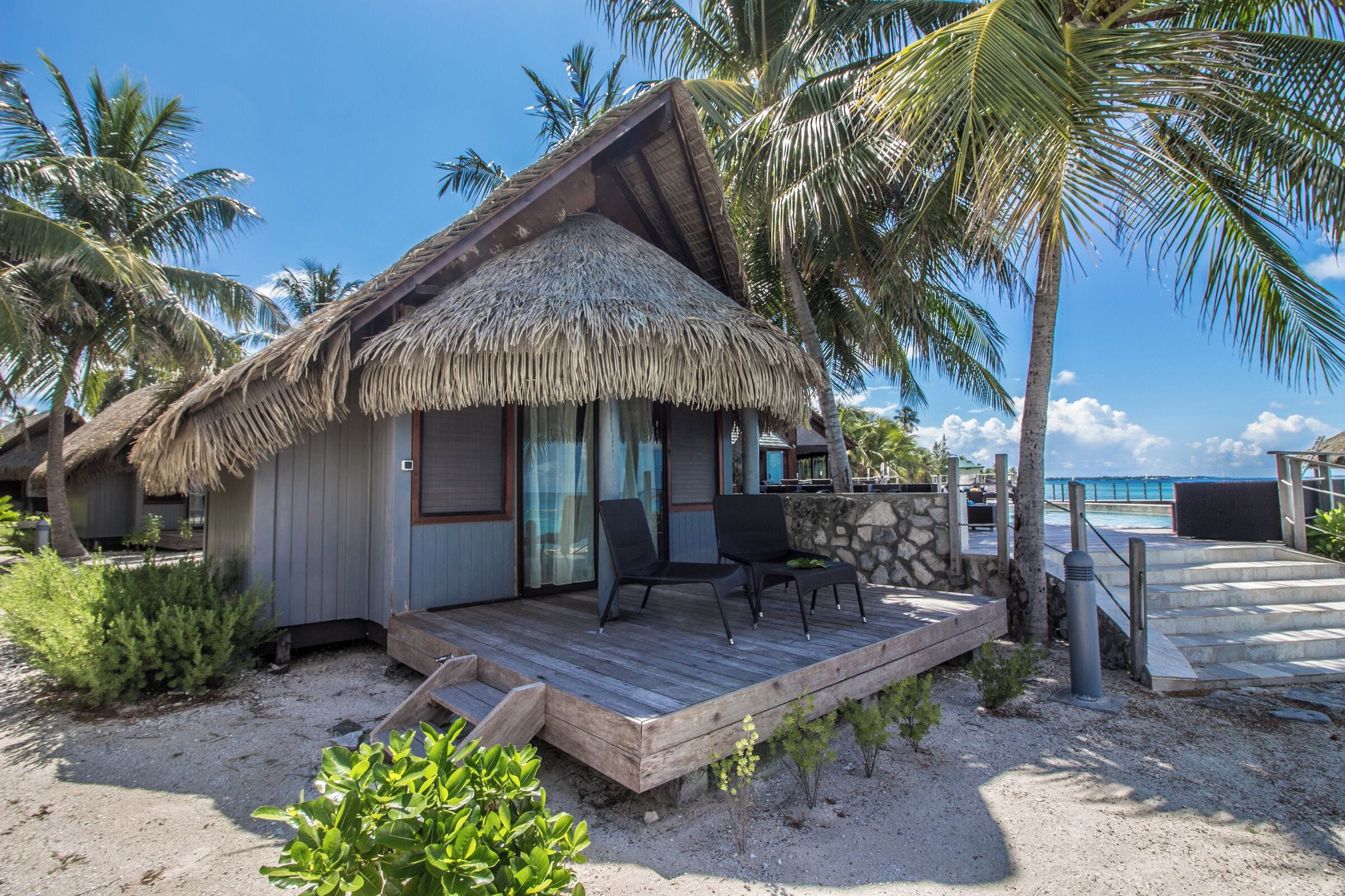 Bungalow, vista a la laguna | Exterior