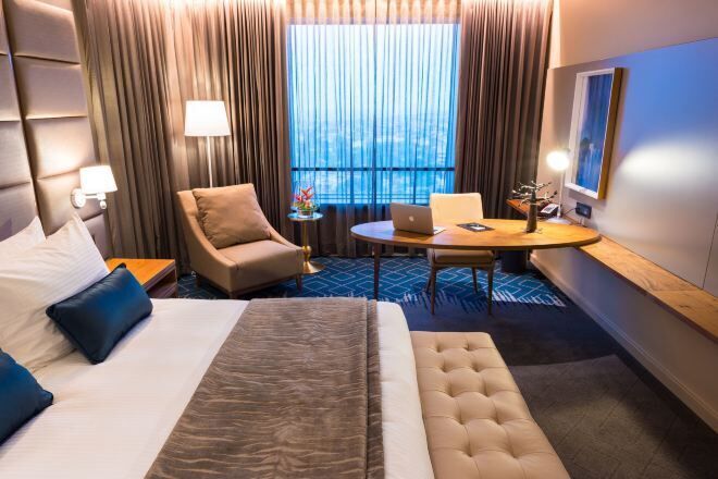 Premium bedding, minibar, in-room safe, desk