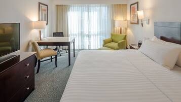 Down comforters, minibar, in-room safe, desk