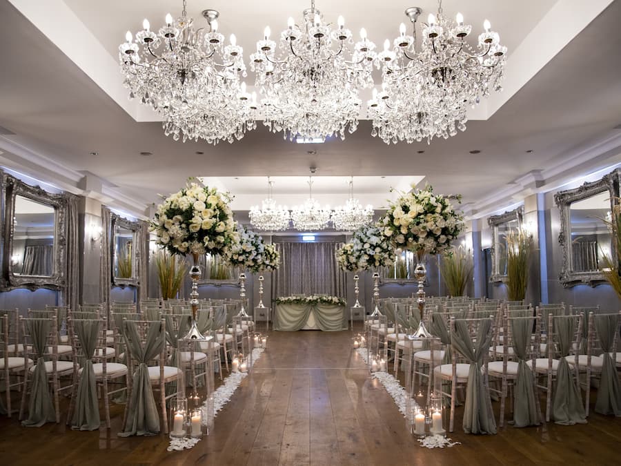 Área interna para casamento