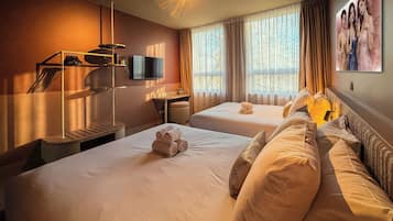 Desk, iron/ironing board, cribs/infant beds, free WiFi