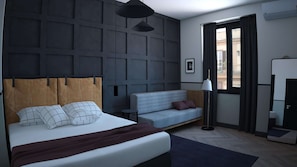 Minibar, in-room safe, individually decorated, individually furnished - c-hotels Club House Roma (Rome)