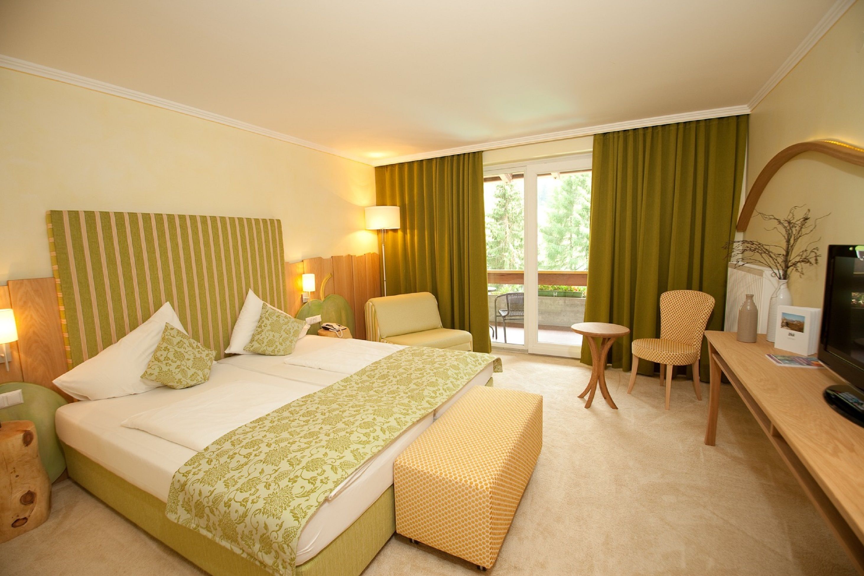 comfort double room, balcony, mountain view | premium bedding, minibar, in-room safe, individually decorated
