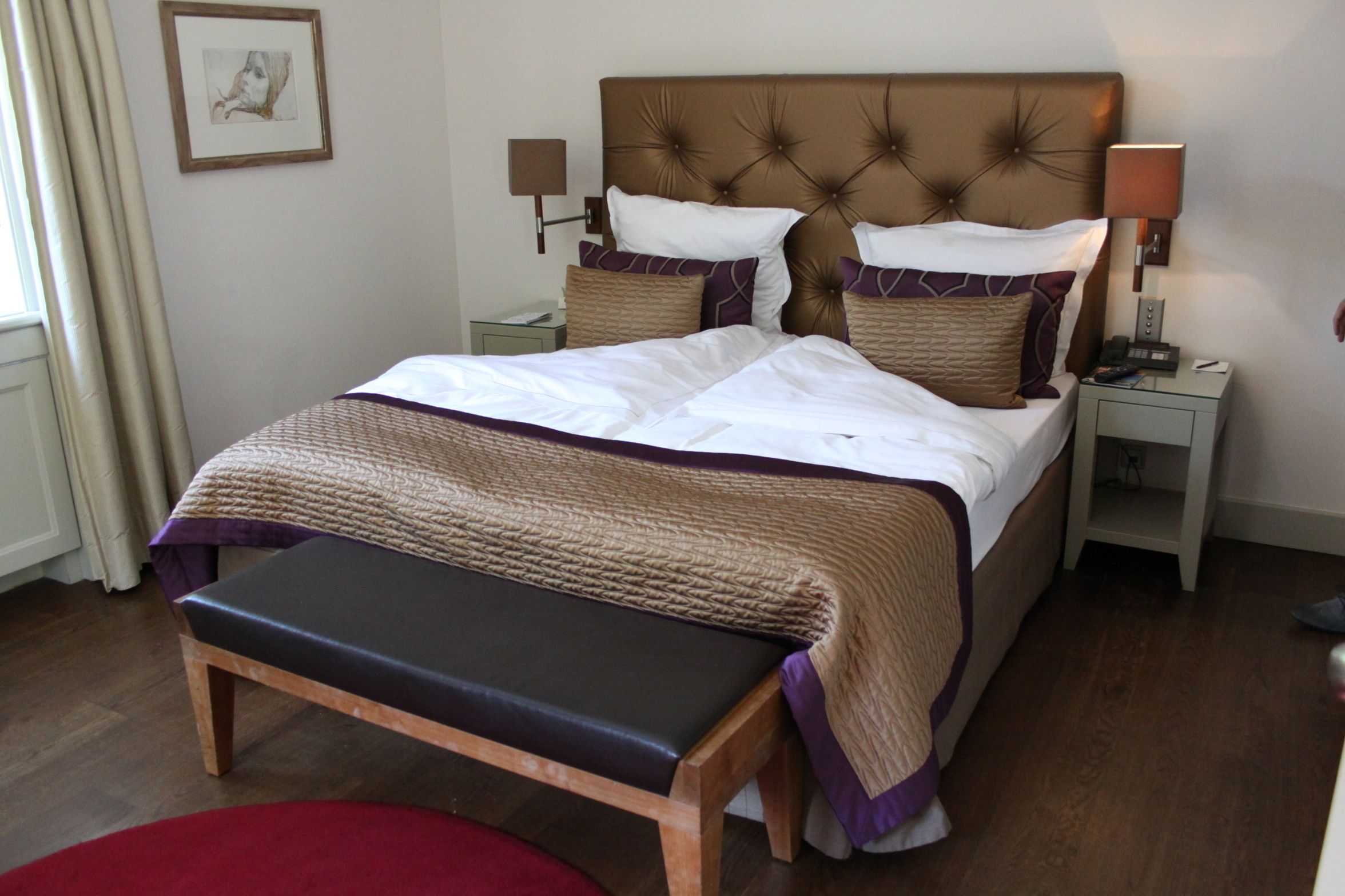 double room | egyptian cotton sheets, premium bedding, down duvets, pillow-top beds